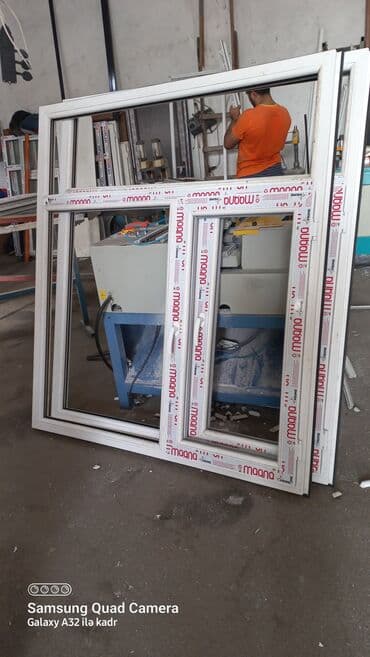 plasik pencere: Plastik pəncərə 140x160.iki ədəddir Bir ədədi 160 man — 1