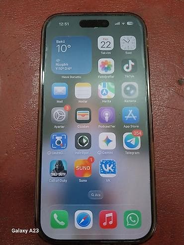 iphone 1: IPhone 16 Pro, Black Titanium, Face ID — 2