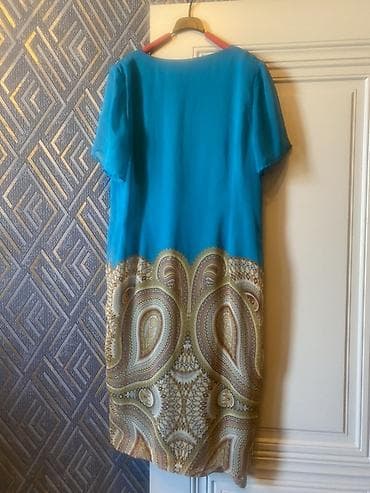 Gündəlik don, Midi, Mavi, L, XL — 3