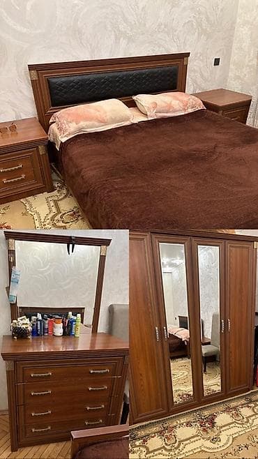 трюмо в прихожую: Двуспальная кровать, Шкаф, Комод, Трюмо, Б/у — 4