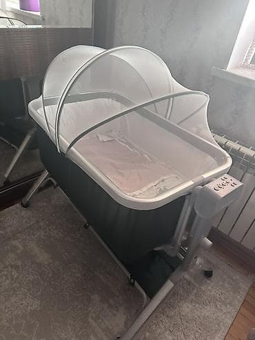 Uşaq mebeli: Qız üçün, İşlənmiş, Dördbucaq, Beşik, Dəstsiz, Matrassız, Yellənmə mexanizm ilə — 3