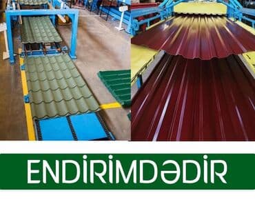 dəmir dam ortukləri: Metal dam örtükləri, rəng - Qırmızı, Pulsuz çatdırılma, Zəmanətli, Kredit yoxdur — 3