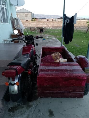 электро мопед: Yan qoşqulu motosiklet - Yan qoşqulu, üçtəkərli konstruksiya: sağ — 2