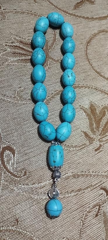 Orginal natural təbii təsbeh Firuzə Türkqranat