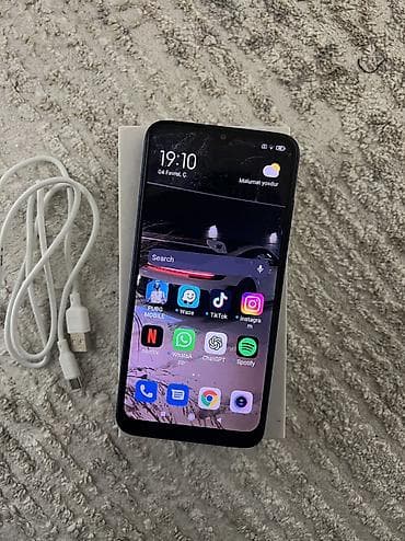 mingecevir telfon: Redmi 8, 64 GB, rəng - Göy, Barmaq izi, Face ID — 2