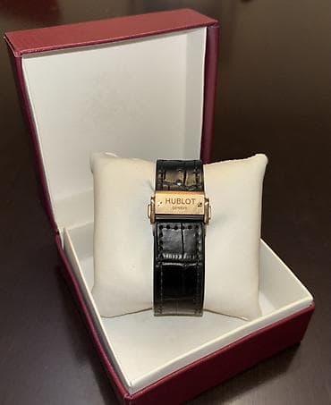 pasta roza: Qol saatı, Hublot, rəng - Qızılı — 2