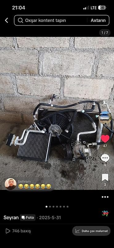 Radiatorlar: Priora üçün kondisioner remkomplekti Komplekt tərkibi: - Kondisioner — 6