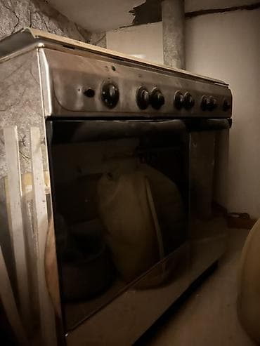 Кухонные плиты и варочные поверхности: Комбинированная плита Отдельностоящая, 4 конфорки — 7