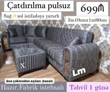 kunc divanlari: Künc divan, Yeni, Açılan, Bazalı, Nabuk, Pulsuz çatdırılma — 1