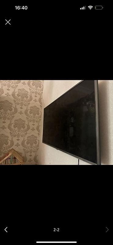 cabel: Divar askısı ilə quraşdırılmış düz ekran televizor. Xüsusiyyətlər: - — 1