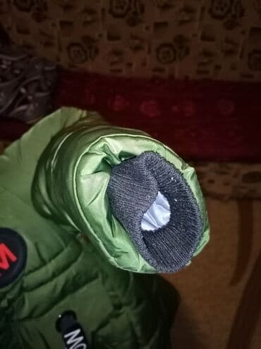 детская зимняя парка: Uşaq üçün qışlıq parka - Rəng: zeytun-yaşıl Uşaq gödəkçəsi Şəki — 2
