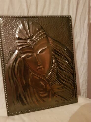 idmana aid sekiller çəkmək: Çekanka - suvenir. (Девушка с джейраном). Təzə. Ölçüsü - 28 x 21 sm — 3