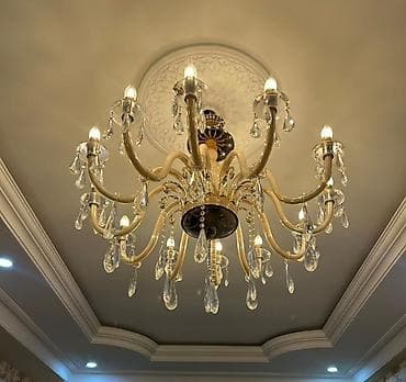 yerustu cıraq: Çılçıraq, 8 lampa, Metal — 1