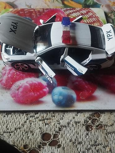 cd disk: YPX (Yol Patrul Xidməti) polis maşını modeli - Korpus: ağ rəngli — 6