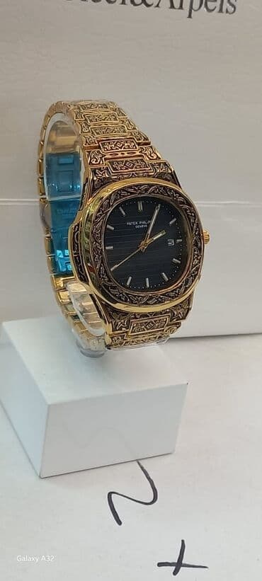 1 qr qızıl qiyməti: Yeni, Qol saatı, Patek Phillipe, rəng - Qızılı — 4