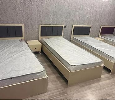 islenmis plastik qapi: Bir nəfərlik çarpayı – müxtəlif modellər - Ölçü: təxmini 90×190 sm — 7