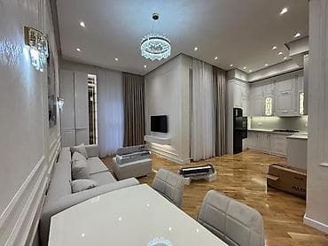 Mənzillər: İcarəyə verilir 2 otaqlı yeni tikili 77 m², Ağ şəhər q. Kateqoriya — 1
