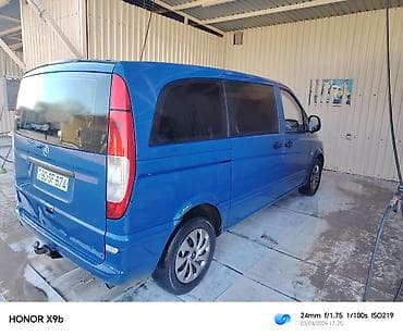 Mercedes-Benz Vito matorlu miniven - Kuzov: mavi rəng, uzun baza