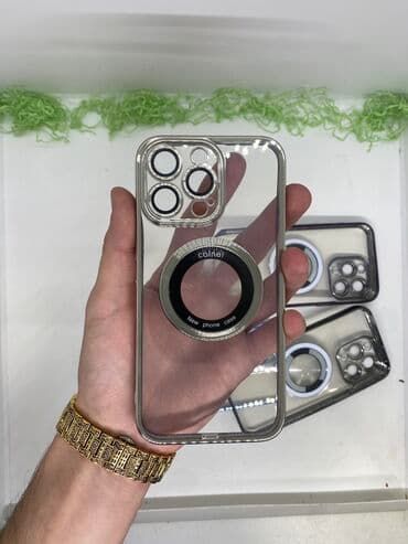 силиконовый чехол на флай телефон: İphone 15ProMax Magcase Kaburolar 19yox❌ 10Azn✅ ✅Şəffaf model — 2