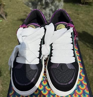 krosovka: Rəngli dizayna malik unisex krossovkalar - Üst material: qarışıq — 1