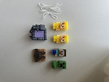 Minecraft temalı mini fiqurlar dəsti Tək təkdə satılır Tərkib: - 2