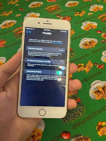 sade telfon: IPhone 8 Plus, 128 GB, Qızılı, Barmaq izi, Face ID — 4