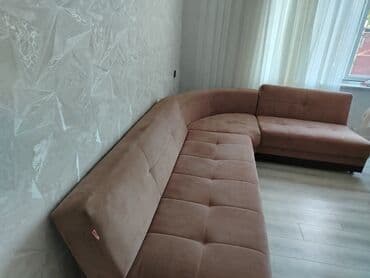 силиконовая форма: Угловой диван, Велюровая ткань — 3