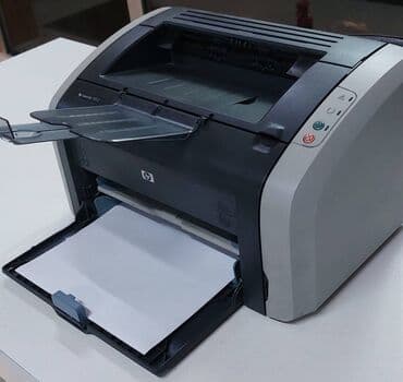 Mətbəx texnikası: HP Printer 1012 Ag qara printer katric doludur Tam ishlek Power ve — 2