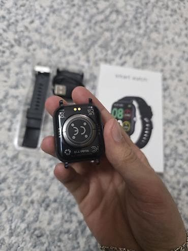 Zərgərlik əşyaları: Smart saat, Sensor ekran, rəng - Qara — 5