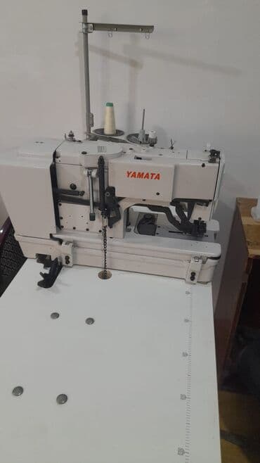setka toxuyan aparat: YAMATA sənaye tikiş maşını – kalonka/coverstitch (interlok) tipli — 4