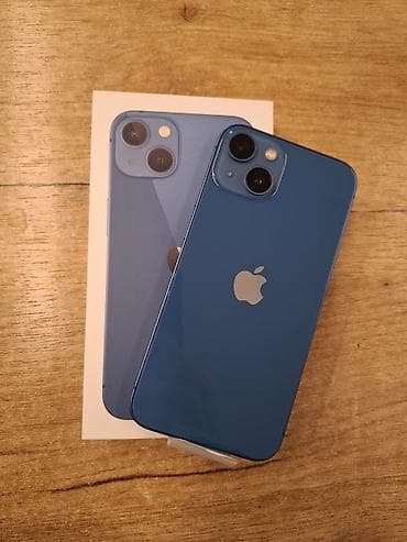 lalafo iphone 13: IPhone 13, 128 GB, Mavi, Simsiz şarj, Face ID, Sənədlərlə — 1