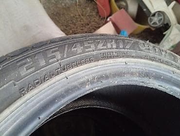 disk teker type 1: 4 ədəd avtomobil şini - Ölçü: 215/45 ZR17 - Tip: Radial, tubeless - — 2