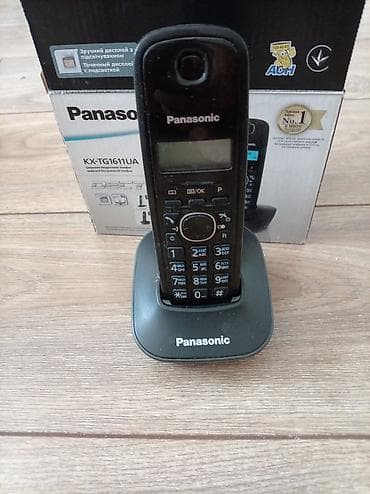 mini manqal: Stasionar telefon Panasonic, Simsiz — 1