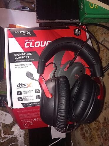 İşlənmiş Simli Qulaqcıqlar, HyperX, rəng - Qara