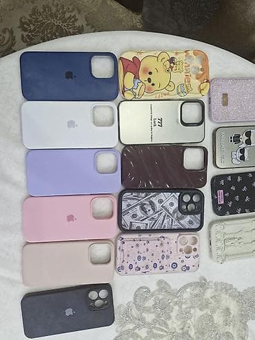 iphone 17 pro dubay: IPhone 14 pro max üçün müxtəlif dizaynlı qoruyucu örtüklər dəsti — 6