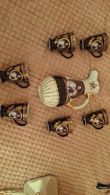 cex xrustali: MZ Original Cobalt – 24K qızıl işləməli çex porselen dəsti - Tərkib — 1