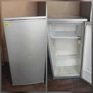 Kompakt tək kameralı soyuducu - Rəng: gümüşü - Üst hissədə kiçik