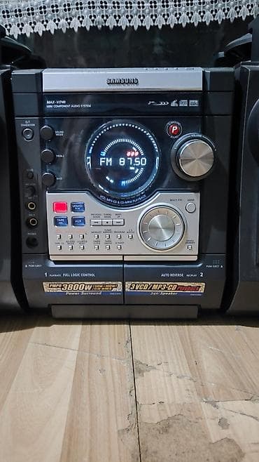 samsung karaoke: Samsung MAX-VJ740 mini komponent audio sistemi - Güclü səs: PMPO — 2