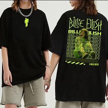 : Billie Eilish temalı qara T‑şört PRINTCRAFT – Sizin ideyanız, bizim — 7