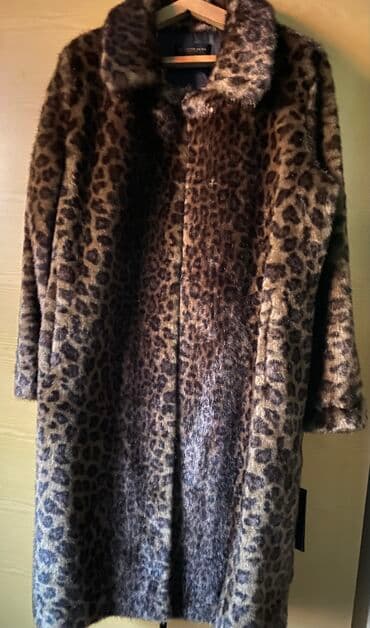 норковая шуба цена бишкек: Donna Karan USA brendinin leopar naxisli suni kurkudu. Təzədir etiketi — 1