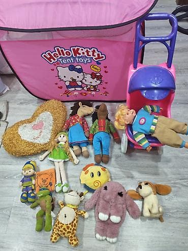 автомобильный набор: Uşaq üçün oyun seti Komplektə daxildir: - Hello Kitty Temalı çadır — 1