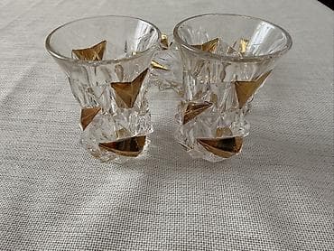 samovar cay: Çay dəsti, rəng - Qızılı, Şüşə, 6 nəfərlik — 1