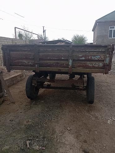 mercedes 124 dizel: Kənd təsərrüfatı üçün ikioxlu qoşqu (traktor qoşqusı) - Ümumi — 4