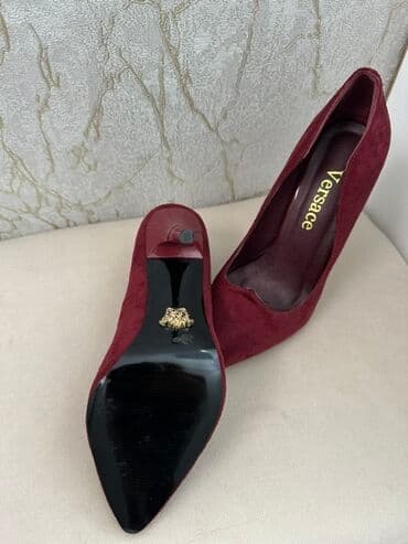 qadin sapaskileri: Tuflilər, Ölçü: 36, rəng - Qırmızı, İşlənmiş — 2