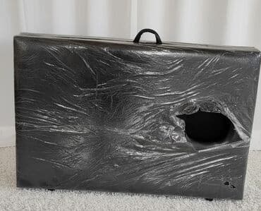 körpü mebel: Portativ masaj masasI - İkiqat qatlanan, yığcam dizayn: Çamadan tipli — 5