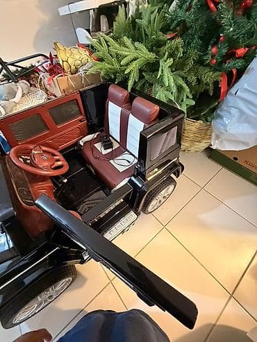 mini mercedes: Uşaq üçün elektrikli miniatür Mercedes-Benz G-Class AMG - Rəng: qara — 2