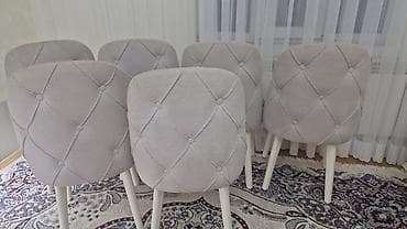 metbex masa: 6 ədəd stul təcili satılır. Qiymət 230 azn. Ünvan Pirşağı*Tehim — 1