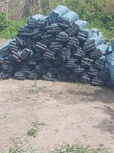 Шланги: Təbii odun kömürü – şişdə dəstə/dəmət şəklində - Material: sərt — 1