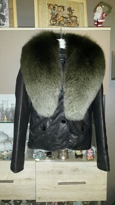 Натуральная кожа и натуральный мех(черный).размер 38 lalafo.az -da Натуральная кожа и натуральный мех(черный).размер 38