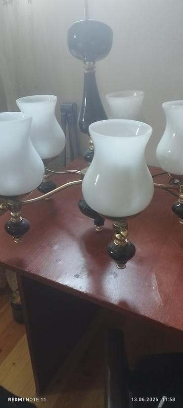 saxta baba geyimi: Çılçıraq, 5 lampa, Metal — 1